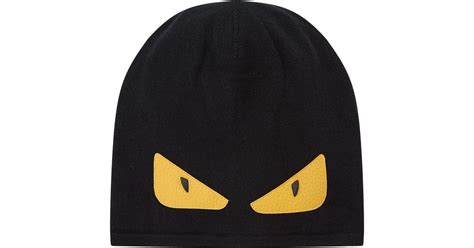 fendi monster eyes beanie